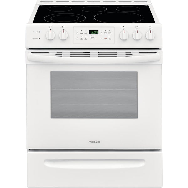 Frigidaire 30-inch Freestanding Electric Range with Ready-Select® Controls FFEH3054UW IMAGE 1