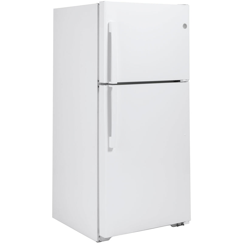 GE 33-inch, 21.9 cu.ft. Freestanding Top Freezer Refrigerator with Upfront Fresh Food Temperature Controls GTS22KGNRWW IMAGE 2