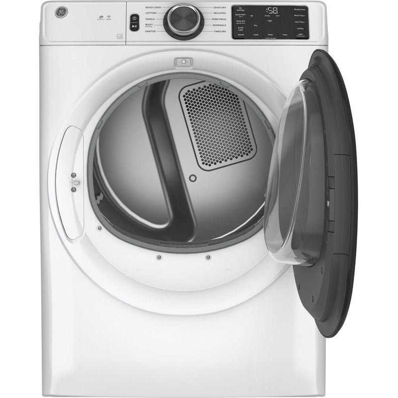 GE 7.8 cu.ft. Electric Dryer with Wi-Fi Connectivity GFD55ESSNWW IMAGE 2
