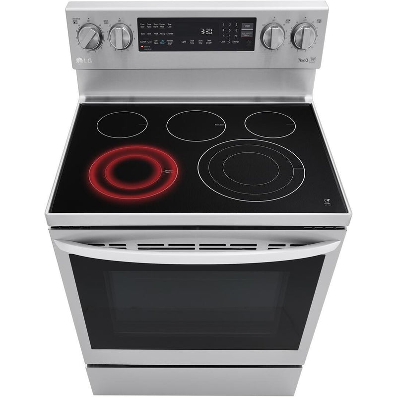 LG 30-inch, 6.3 cu.ft. Freestanding Electric Range with Wi-Fi Connectivity LREL6325F IMAGE 10