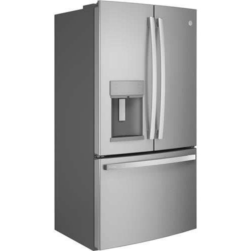 GE Profile 36-inch, 22.2 cu.ft. Counter-Depth French 3-Door Refrigerator with Water and Ice Dispensing System PYE22KYNFS IMAGE 14