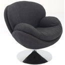 Mac Motion Chairs Scoop Leisure Swivel Fabric Accent Chair SCOOP-200-CH IMAGE 1