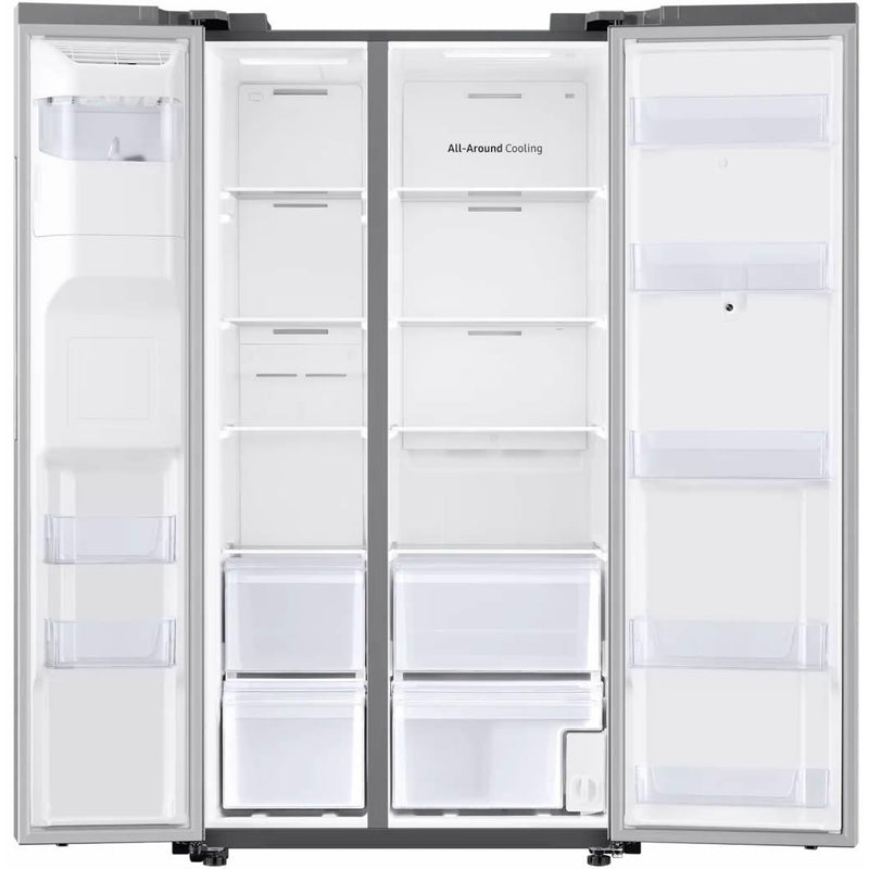  Samsung 36-inch, 21.5 cu.ft. Counter-Depth Side-by-Side Refrigerator with Family Hub™ RS22T5561SR/AA IMAGE 5