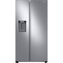 Samsung 36-inch, 22 cu.ft. Counter-Depth Side-by-Side Refrigerator with External Water and Ice Dispensing System RS22T5201SR/AA IMAGE 1