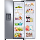  Samsung 36-inch, 22 cu.ft. Counter-Depth Side-by-Side Refrigerator with External Water and Ice Dispensing System RS22T5201SR/AA IMAGE 4