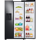  Samsung 36-inch, 27.4 cu.ft. Freestanding Side-by-Side Refrigerator with External Water and Ice Dispensing System RS27T5200SG/AA IMAGE 3
