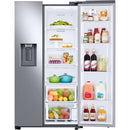  Samsung 36-inch, 27.4 cu.ft. Freestanding Side-by-Side Refrigerator with External Water and Ice Dispensing System RS27T5200SR/AA IMAGE 3