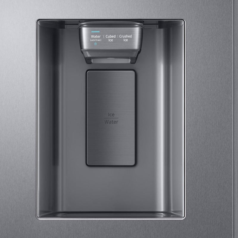  Samsung 36-inch, 27.4 cu.ft. Freestanding Side-by-Side Refrigerator with External Water and Ice Dispensing System RS27T5200SR/AA IMAGE 8