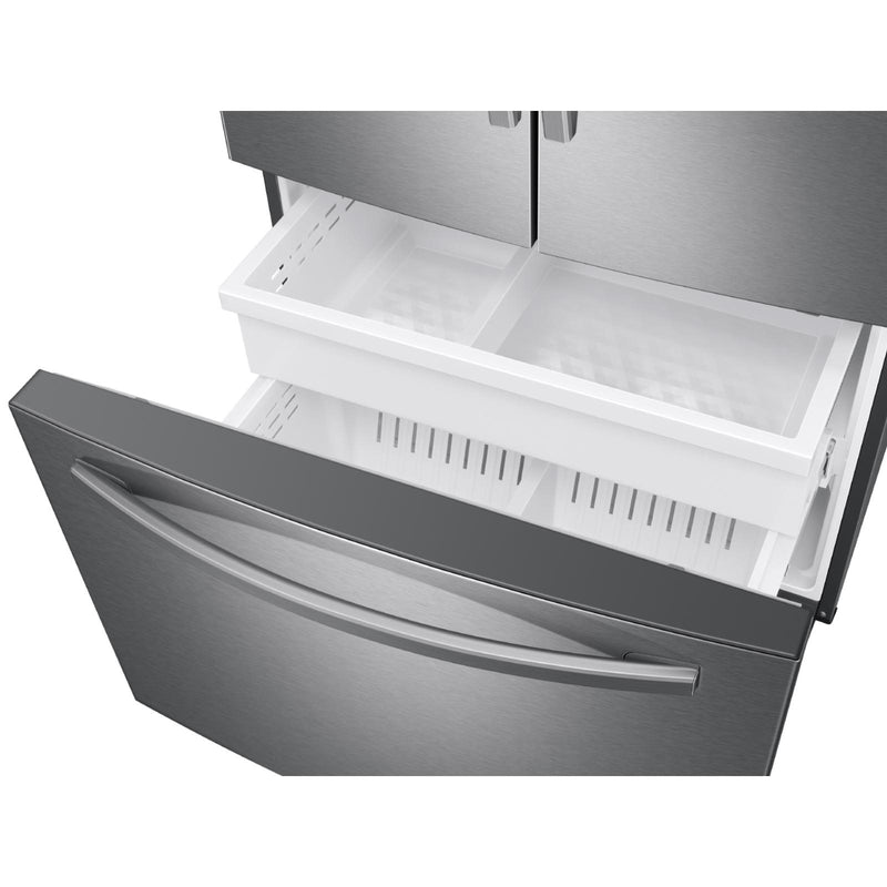  Samsung 36-inch, 27 cu.ft. French 3-Door Refrigerator with Family Hub™ RF27T5501SR/AA IMAGE 8