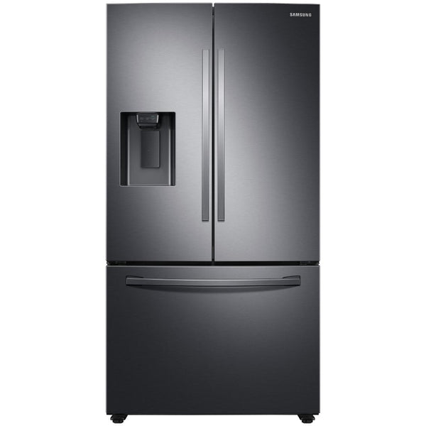 Samsung 36-inch, 27 cu.ft. French 3-Door Refrigerator with Water and Ice dispenser System RF27T5201SG/AA IMAGE 1