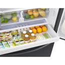  Samsung 36-inch, 27 cu.ft. French 3-Door Refrigerator with Water and Ice dispenser System RF27T5201SG/AA IMAGE 9