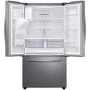  Samsung 36-inch, 27 cu.ft. French 3-Door Refrigerator with Water and Ice dispenser System RF27T5201SR/AA IMAGE 2
