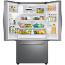  Samsung 36-inch, 27 cu.ft. French 3-Door Refrigerator with Water and Ice dispenser System RF27T5201SR/AA IMAGE 3