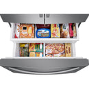 Samsung 36-inch, 27 cu.ft. French 3-Door Refrigerator with Water and Ice dispenser System RF27T5201SR/AA IMAGE 5