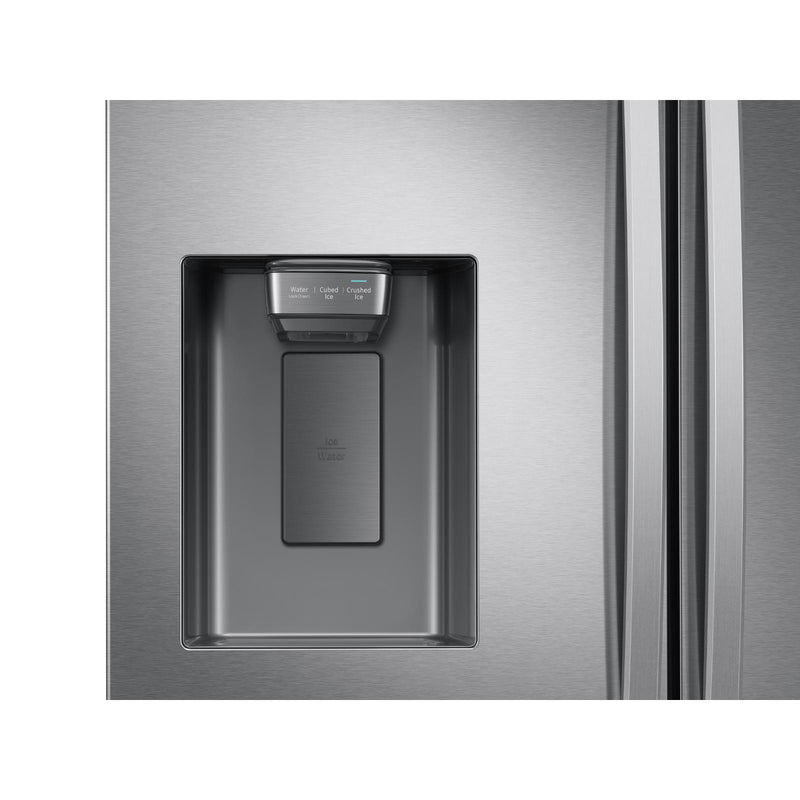  Samsung 36-inch, 27 cu.ft. French 3-Door Refrigerator with Water and Ice dispenser System RF27T5201SR/AA IMAGE 7