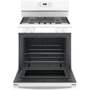 GE 30-inch Freestanding Gas Range with Precise Simmer Burner JGBS61DPWW IMAGE 2
