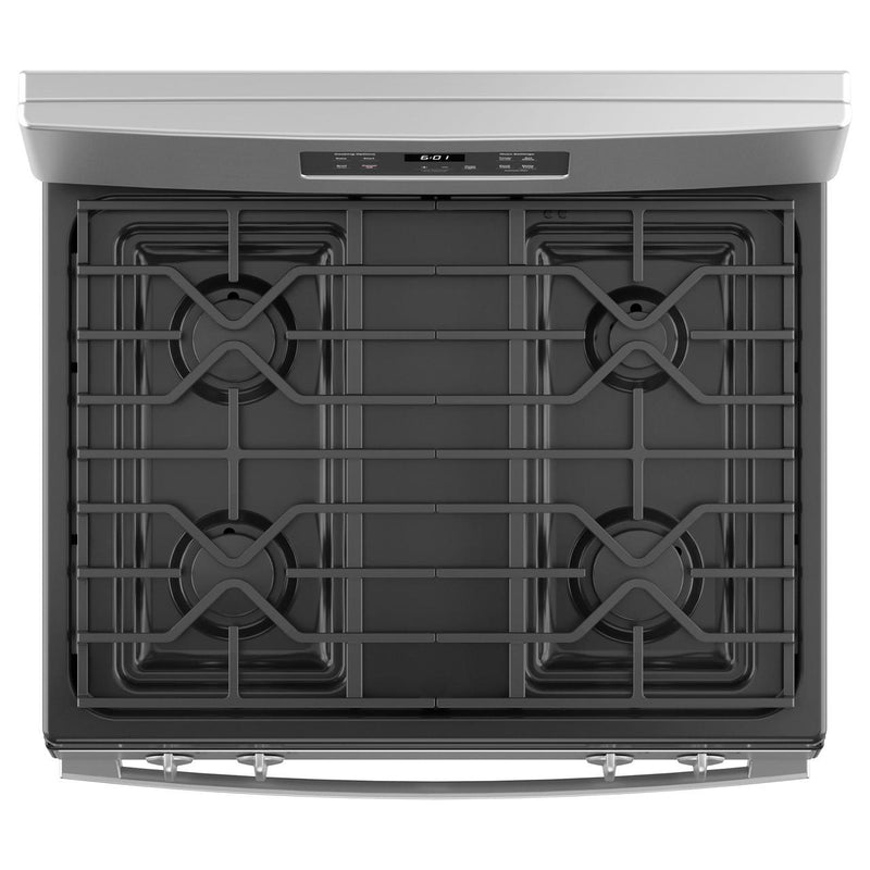 GE 30-inch Freestanding Gas Range with Precise Simmer Burner JGBS61RPSS IMAGE 4