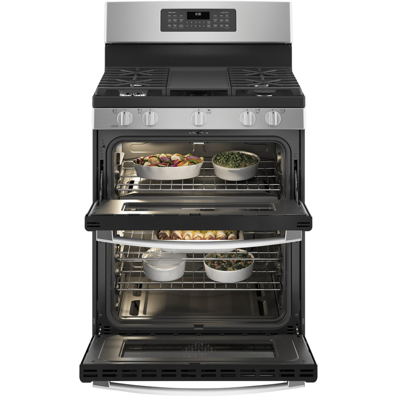 GE 30-inch Freestanding Gas Range with Convection Technology JGBS86SPSS IMAGE 3