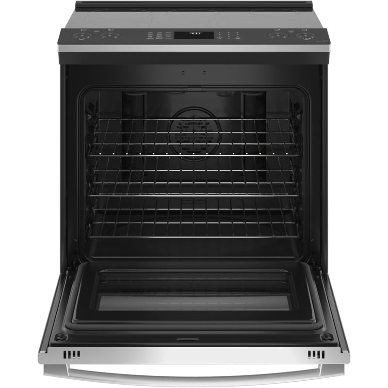 GE Profile 30-inch Slide-in Electric Range with Air Fry Technology PSS93YPFS IMAGE 2