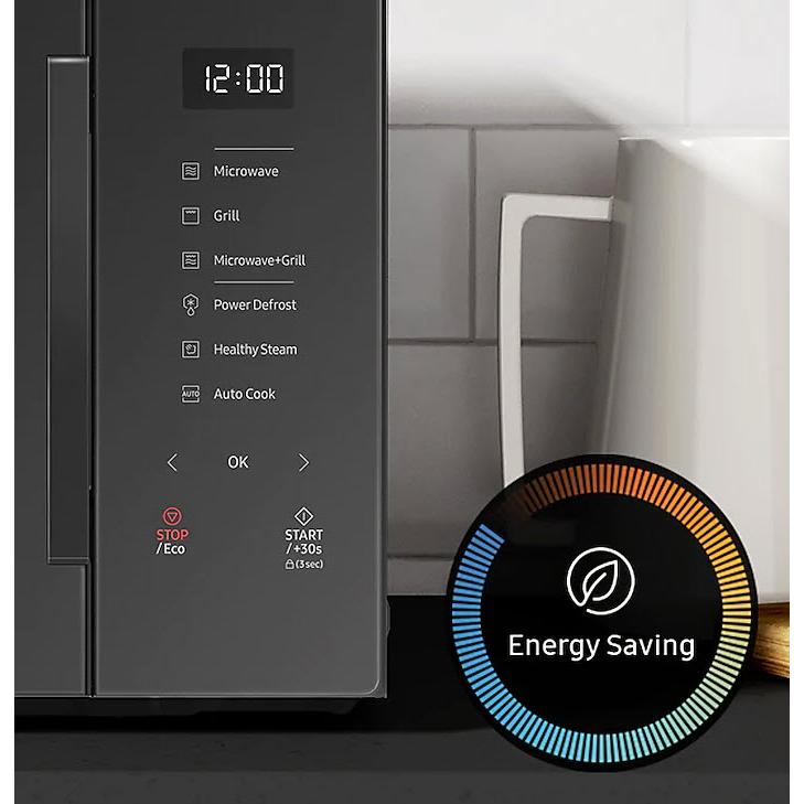  Samsung 20-inch, 1.1 cu.ft. Countertop Microwave Oven with Eco Mode MG11T5018CC/AA IMAGE 10