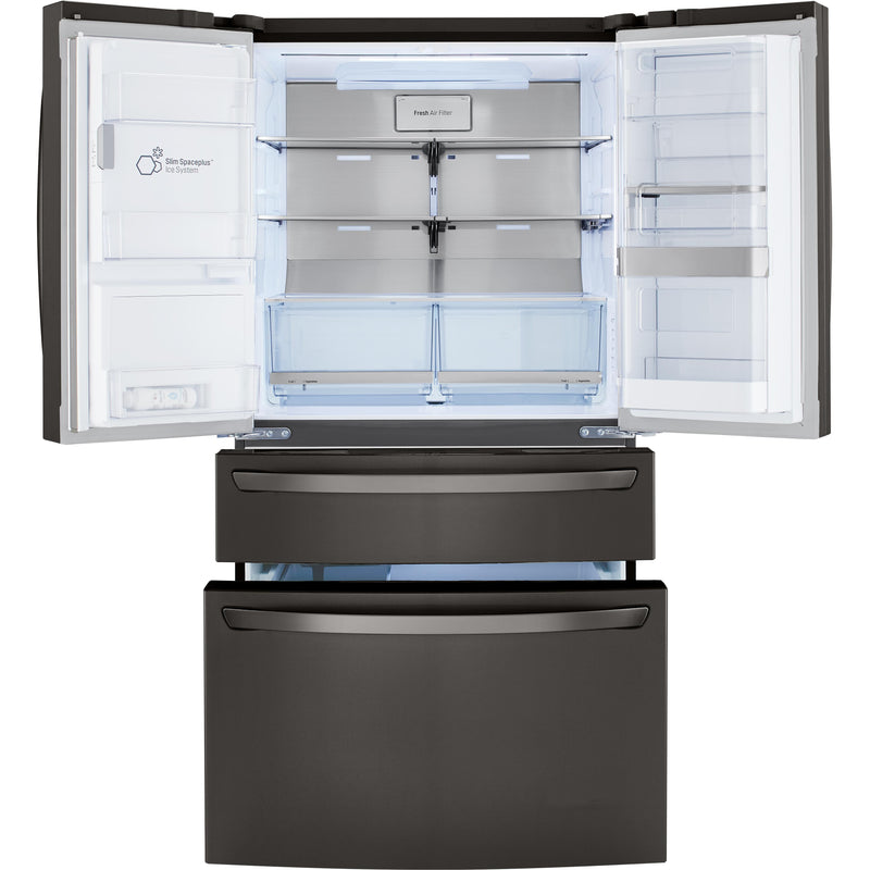 LG 30 cu. ft. French 4-Door Refrigerator with Craft Ice™ Maker LRMDS3006D IMAGE 2