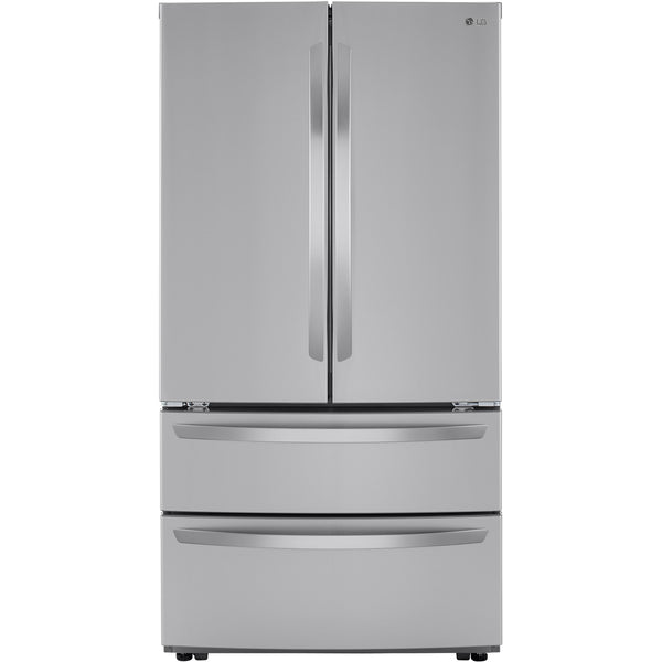  LG 23 cu. ft. Counter-Depth French 4-Door Refrigerator LMWC23626S IMAGE 1