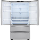  LG 23 cu. ft. Counter-Depth French 4-Door Refrigerator LMWC23626S IMAGE 3