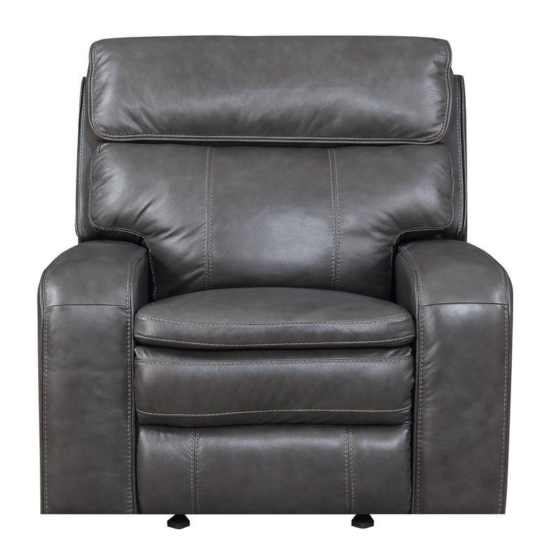 Kian USA Leather Look Recliner 10480-1PBPR IMAGE 1