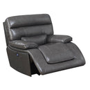 Kian USA Power Leather Look Recliner 10580-1PBPR IMAGE 2