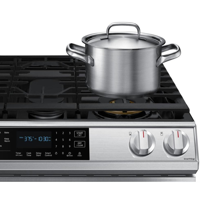 Samsung 30-inch Slide-in Gas Range with Wi-Fi Connect NX60T8511SS/AA IMAGE 10