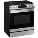  Samsung 30-inch Slide-in Gas Range with Wi-Fi Connect NX60T8511SS/AA IMAGE 2