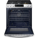  Samsung 30-inch Slide-in Gas Range with Wi-Fi Connect NX60T8511SS/AA IMAGE 5