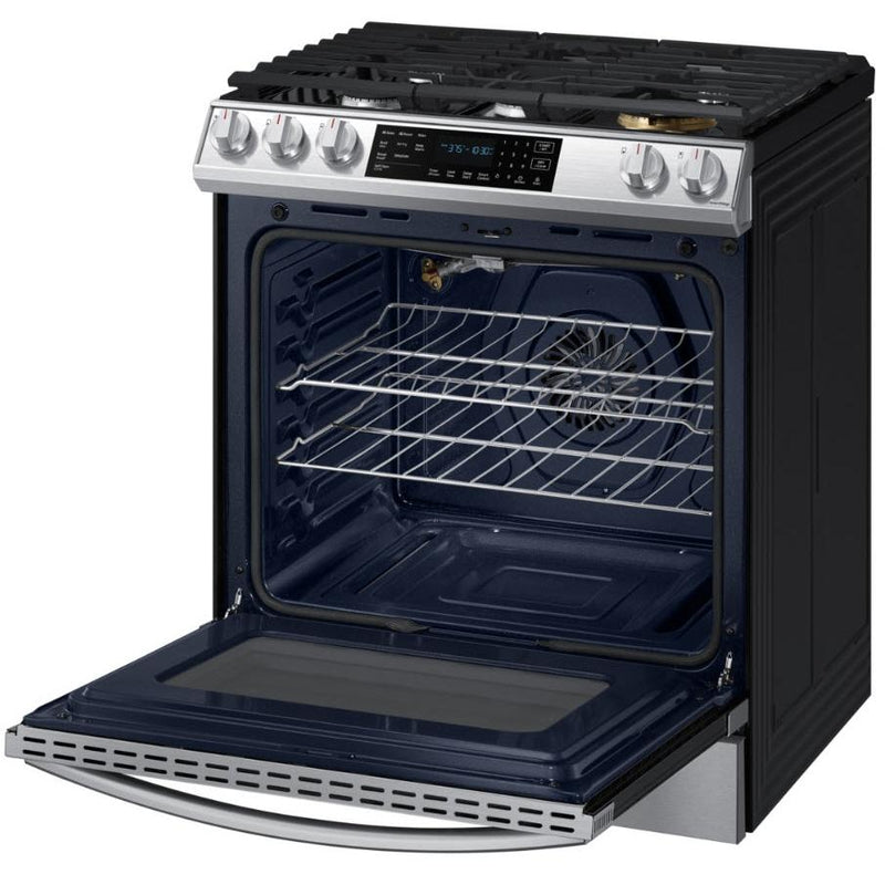  Samsung 30-inch Slide-in Gas Range with Wi-Fi Connect NX60T8511SS/AA IMAGE 7