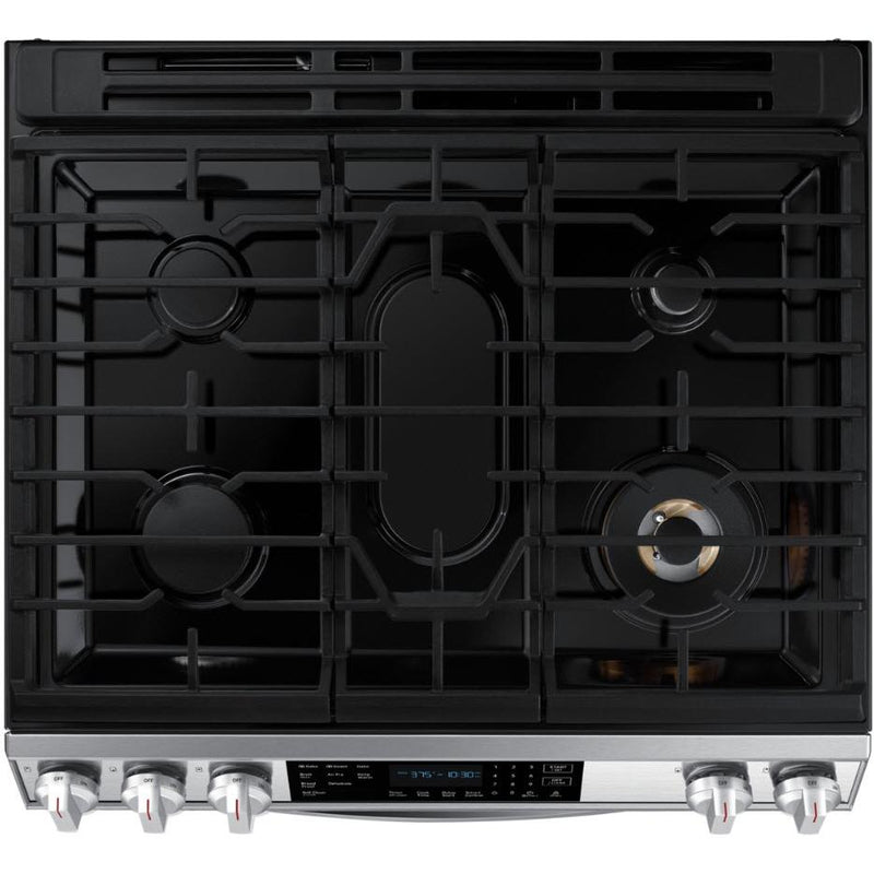  Samsung 30-inch Slide-in Gas Range with Wi-Fi Connect NX60T8511SS/AA IMAGE 8