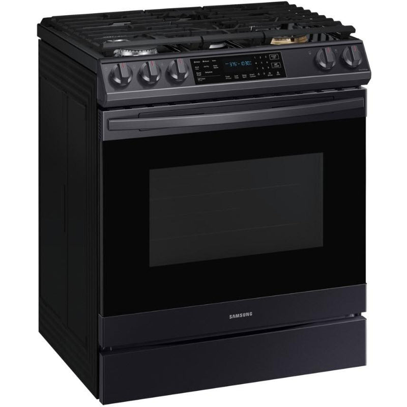  Samsung 30-inch Slide-in Gas Range with Wi-Fi Technology NX60T8511SG/AA IMAGE 2