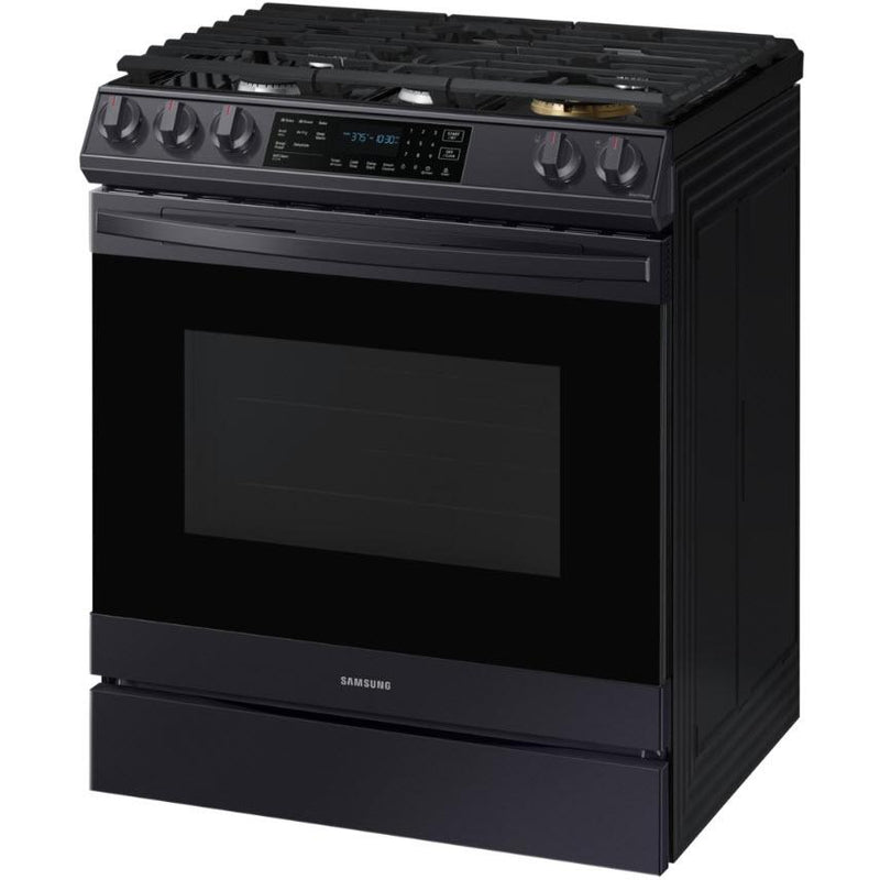  Samsung 30-inch Slide-in Gas Range with Wi-Fi Technology NX60T8511SG/AA IMAGE 3