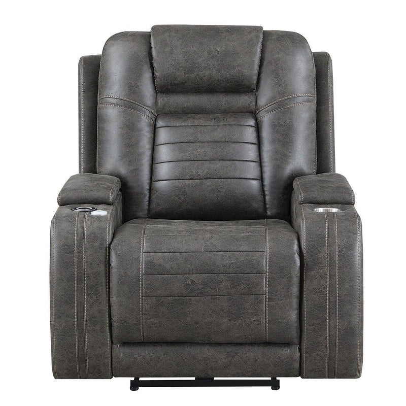 Kian USA Power Leather Look Recliner 12180 1PBPR