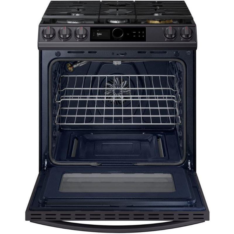  Samsung 30-inch Slide-in Gas Range with Wi-Fi Technology NX60T8711SG/AA IMAGE 5