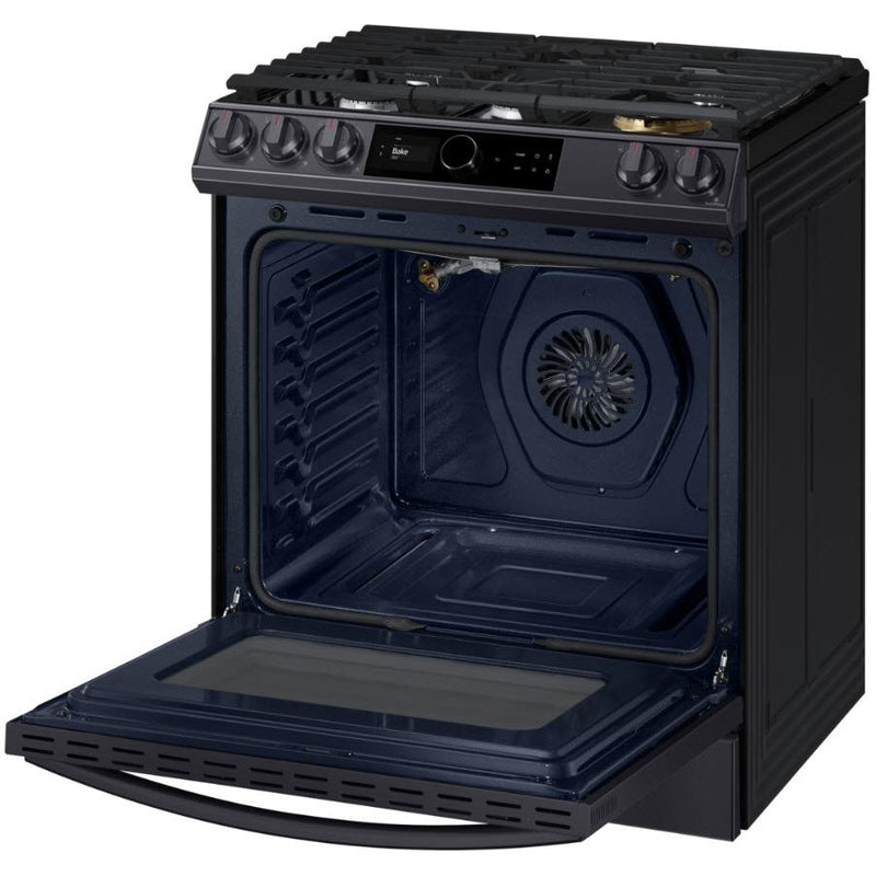  Samsung 30-inch Slide-in Gas Range with Wi-Fi Technology NX60T8711SG/AA IMAGE 6