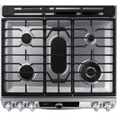  Samsung 30-inch Slide-in Gas Range with Wi-Fi Technology NX60T8711SS/AA IMAGE 8