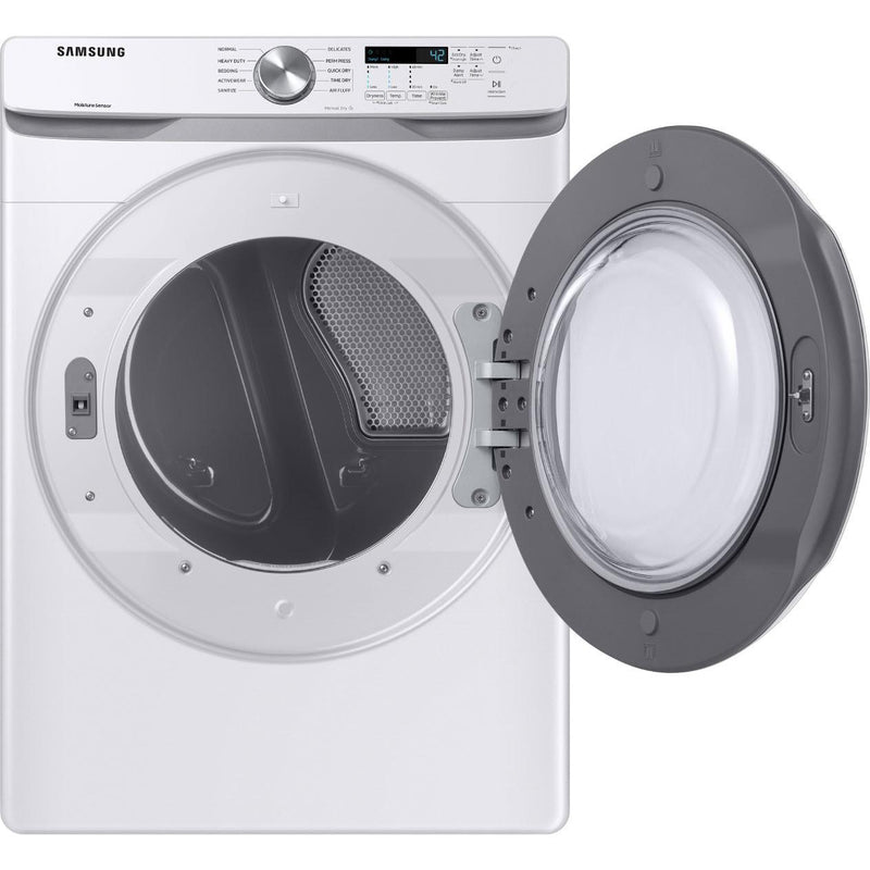  Samsung 7.5 cu.ft. Electric Dryer with Smart Care DVE45T6000W/A3 IMAGE 3