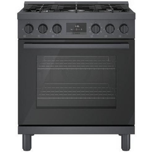 Bosch 30-inch Freestanding Dual Fuel Range with European Convection Technology HDS8045U IMAGE 1