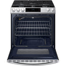  Samsung 30-inch Slide-in Gas Range with Wi-Fi Connect NX60T8111SS/AA IMAGE 2