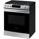  Samsung 30-inch Slide-in Gas Range with Wi-Fi Connect NX60T8111SS/AA IMAGE 4