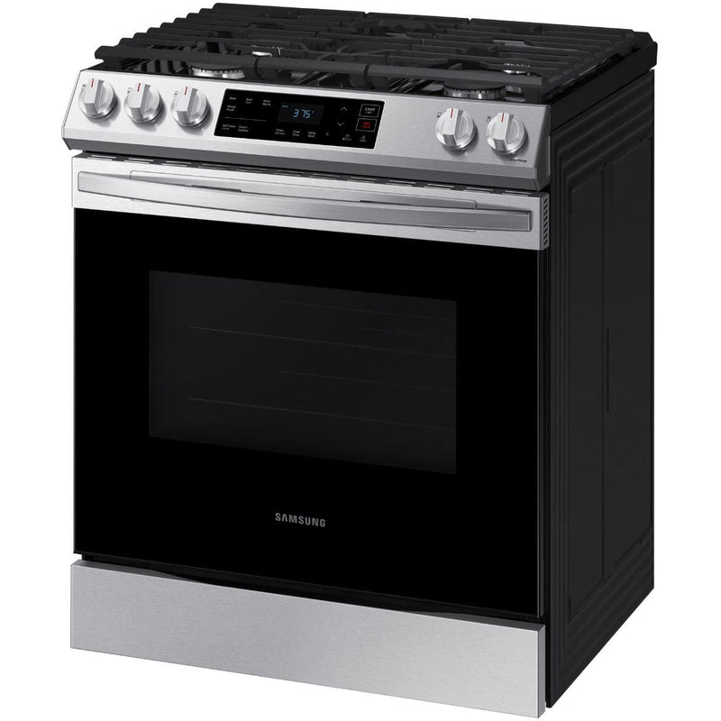  Samsung 30-inch Slide-in Gas Range with Wi-Fi Connect NX60T8111SS/AA IMAGE 4