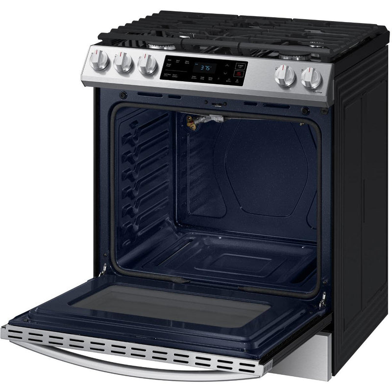  Samsung 30-inch Slide-in Gas Range with Wi-Fi Connect NX60T8111SS/AA IMAGE 6