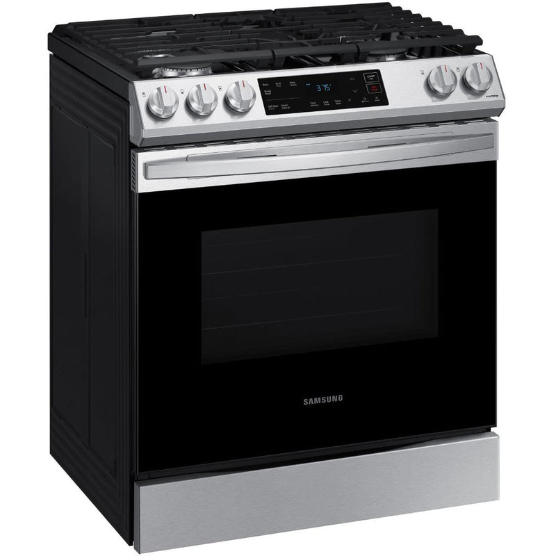  Samsung 30-inch Slide-in Gas Range with Wi-Fi Connect NX60T8111SS/AA IMAGE 7