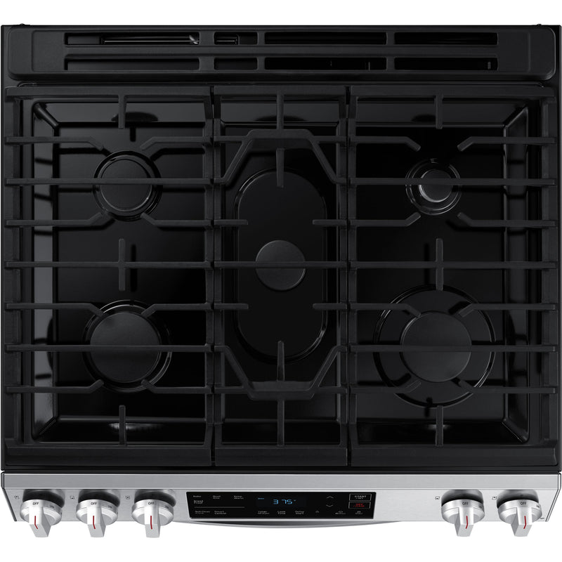  Samsung 30-inch Slide-in Gas Range with Wi-Fi Connect NX60T8111SS/AA IMAGE 9