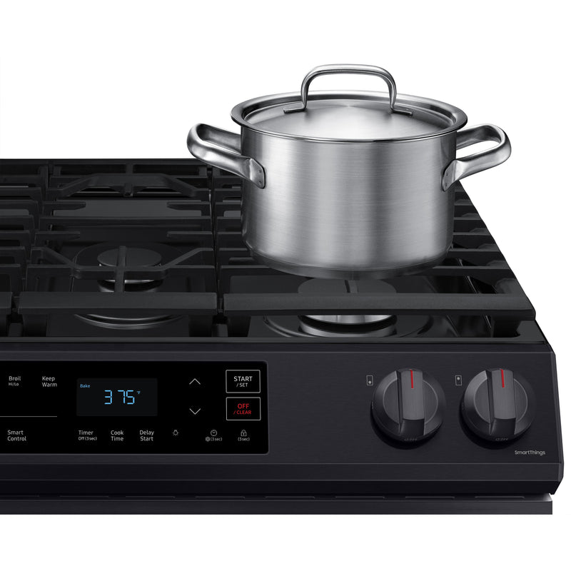  Samsung 30-inch Slide-in Gas Range with Wi-Fi Connect NX60T8111SG/AA IMAGE 10