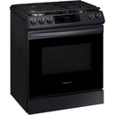  Samsung 30-inch Slide-in Gas Range with Wi-Fi Connect NX60T8111SG/AA IMAGE 2